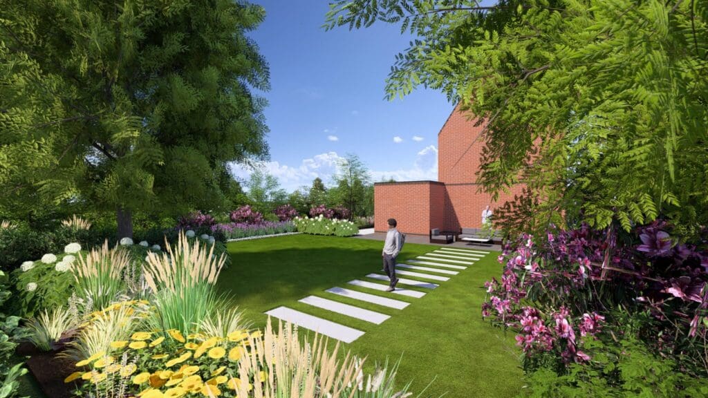La Brique tuin visualisatie